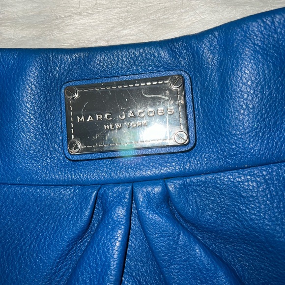 Marc Jacob’s Hobo style bag. Beautiful blue leather. Used good condition. - Picture 3 of 12